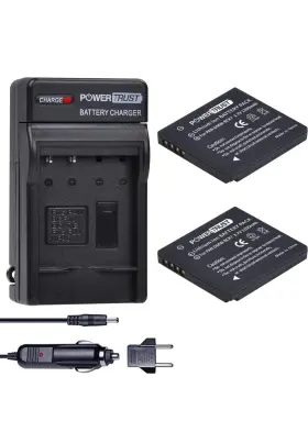 Dmc-sz02 Power Trust 610585786239 Dmw-bck7 Battery And Charger Kits For Panasonic Dmwbck7 Dmc-sz1 Dmc-s