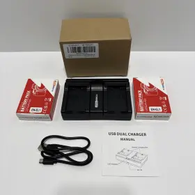 Pt-en-el1 Power Trust 2 Pack En-el1 Batteries With Charger For Nikon Cameras
