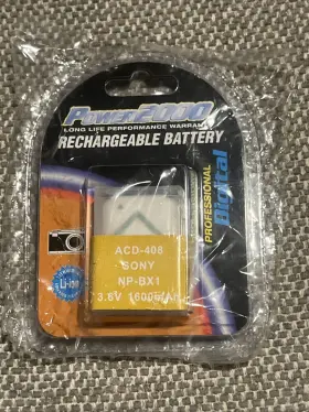 Acd-408 Power2000 026127844082 Np-bx1 Replacement 3.6v Lithium Ion Battery For Sony #acd-408 #012