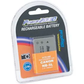 Acd-260 Power2000 Nb-5l 3.7v 1200mah Rechargeable Lithium-ion Battery For Canon Cameras