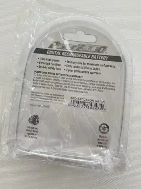 Acd-347 Power2000 Replacement Li-ion Canon Camcorder Nb-10l 7.4v Battery New #2