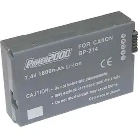 Acd-742 Power2000 Bp-214 7.4v 1800mah Replacement Li-ion Camcorder Battery For Canon
