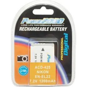 En-el22 Power2000 Acd425 7.2v 1200mah Rechargeable Li-ion Battery For Nikon Cameras #2