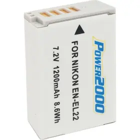 En-el22 Power2000 Acd425 7.2v 1200mah Rechargeable Li-ion Battery For Nikon Cameras