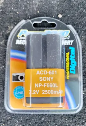 Np-f560l Power2000 7.2v Acd-601 Replacement For Sony Li-ion Battery