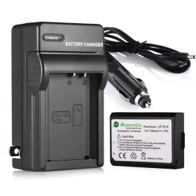 Lp-e10 Powerextra 898342 1500mah Battery Charger For Canon Rebel T3 T5 1100d 1200d Camera