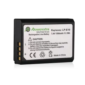 En-1407 Powerextra 1500mah Lp-e10 Battery And Charger For Rebel T3 T5 T6 Eos 1100d Kiss X50 Cam
