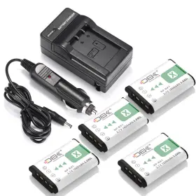 Led3-ba-bx1 Powerextra Np-bx1 Battery Or Dual Charger For Sony Cyber-shot Dsc-rx100 Iii Rx100 V