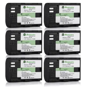 Lp-1402 Powerextra 6x Decoded Lp-e6 Battery For Eos 5d Mark Ii Iii 6d 60d 7d 70d Camera