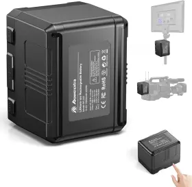 Zg-x222 Powerextra Pro 222wh V-mount 14.8v Li-ion Battery For Sony Hdcam/xdcam Cinema Cameras