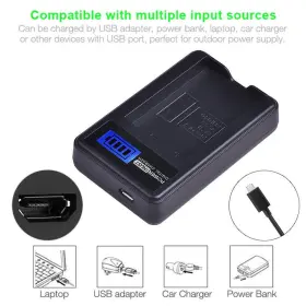 Ps-bls1 Powertrust 658906279893 2pack Bls 1 Bls1 Bls-1 Li-ion Batteries And Lcd Usb Charger For Olymp #2