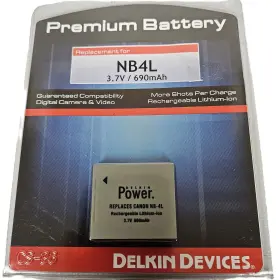 Cb-2lv Premium Battery Cam3 3 Replacement Batteries For Canon Original Nb-4l Nb4lh Genuine