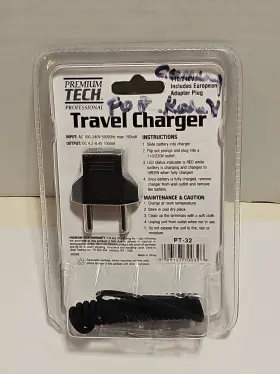 Pt-32 Premium Tech Professional 026127700326 Camera Travel Charger Olympus Fuji Kodak #2
