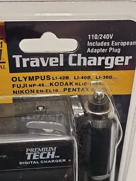 Pt-32 Premium Tech Professional 026127700326 Camera Travel Charger Olympus Fuji Kodak #3