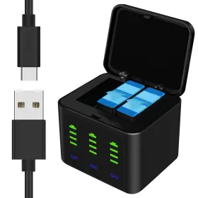 219971 Premiumbattery Dual Battery Charger For Gopro Hero 12 11 10 9 2battery And Type-c 2025