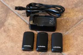 100397 Profoto Li-ion Battery For A1 Airttl On-camera Flash - Lot Of 3 With Charger
