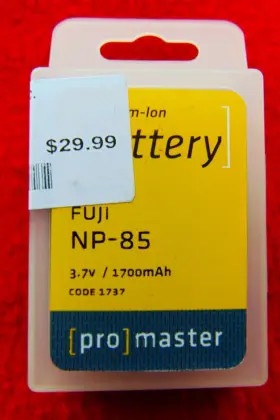 Np-85 Promaster 029144017378 Fuji Lithium Ion Battery New In Box Cost 29.99