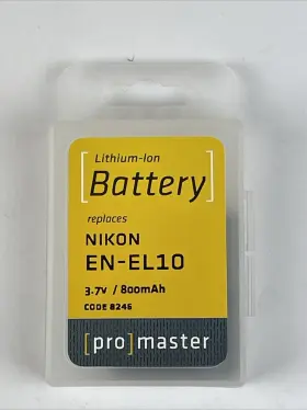 En-el10 Promaster 8246 #8246 Li-ion Battery For Nikon New In Box