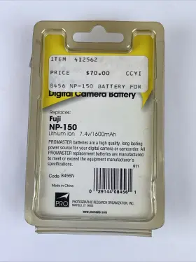 Np-150 Promaster 8456 #8456 Lithium-ion Battery For Use With Fuji New In Box #3