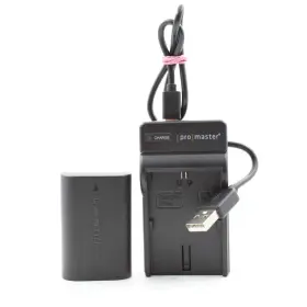 Kv12122411 Promaster Used Ravpower Rp-bc003 Battery With Charger For Canon