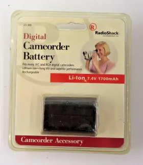 23-380 Radioshack 040293160678 Vtg Digital Cancorder Battery Li-ion 7.4v 1700mah Jvc Rca Nos