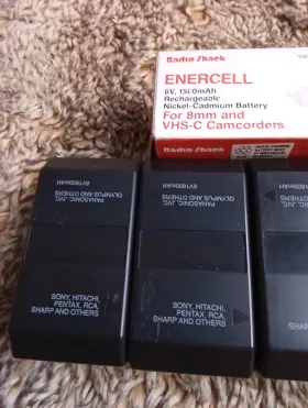 23-215 Radioshack 1 Radio Shack Enercell 6v 1500mah Rechargeable Battery And 4 1800mah Batteries #2