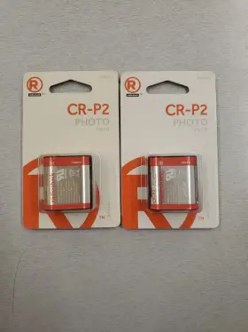 2302371 Radioshack 2 Pk Cr-p2 Photo Lithium Battery 6v 1400mah 05b16