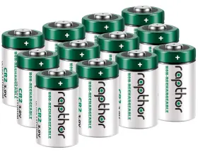 Rapthor 759535950938 12 Pack 3v Cr2 Lithium Battery 850mah Non-rechargeable For Fujifilm Instant C