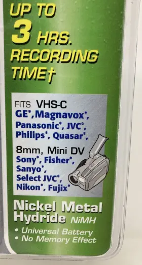 Rv-3011 Rayovac Rechargeable Nimh Camcorder Battery New Old Stock 6v 2000mah #2