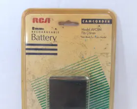 Avc8m Rca 079000301691 8mm Camcorder Rechargeable Battery Model Nicd Canon 6v Nos New Sealed #2
