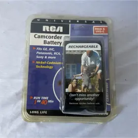 Av8m5w Rca Nicd Camcorder Battery For 8mm Vhs-c Compatible Models