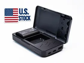 Cbc-lp-e6 Reflex Camera Lp-e6 Battery Charger Box With Sd Card Storage For Canon