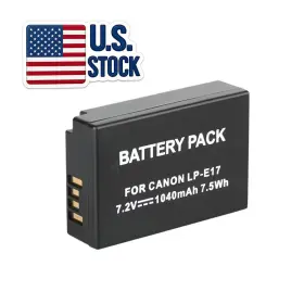 Lp-e17 Reflex Camera Crb-cn/en-17 High Capacity 1040mah 7.5wh L-ion Replacement Battery For Canon