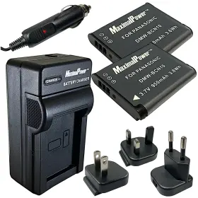 Dmw-bcn10 Refuelergy 804051318745 2x Batteries Charger Compatible For Panasonic Lumix Dmc-lf1 Lf1k