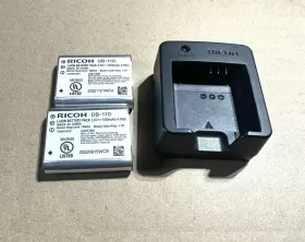 Db-110 Ricoh 37838 2 Rechargeable Li-ion Batteries For Gr Iii And Charger #3