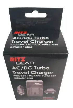 Xrgchlpe10 Ritz Gear Ac/dc Turbo Travel Charger 8.4v Dc For Canon Lp-e10 #3