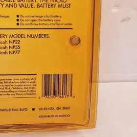 2400 Saft 076097060241 Nicad Camcorder Battery Rc 6024 6v/2400 Mah From The 1990s Unopened Video #3