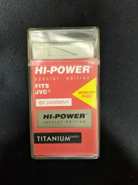 Bp-17ti Sakar Hi-power Titanum Series Battery Pack For Jvc Bn V25u/22/14/12 2400 Mah