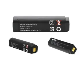 Glxd2 Scesmia 713027960690 Sb902 Replacement Battery For Glxd1 Shure Glx-d Digital Wireless System