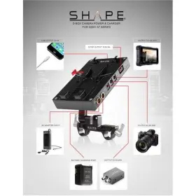 V98ts Shape J-box Camera Power Charger Kit With 98wh Battery For Sony A7 Series #3