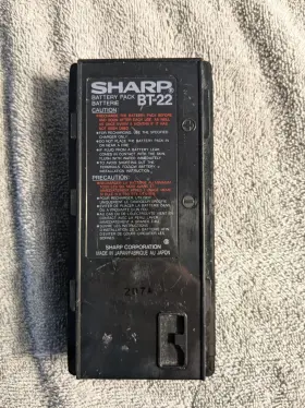 Bt-22 Sharp Genuine Battery Pack Made In Japan