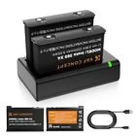 Shenzhen Zhuoer Photograph 744110424454 Insta 360 X4 Battery 2350mah 2-pack And Dual Led Fast #2