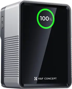 Kf28.0024v1 Shenzhen Zhuoer Photograph K&f Concept V-mount Battery With Pd100w Usb-c Fast Charging And Multi-output Ports