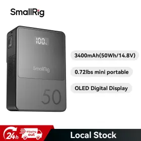 3581-v Smallrig 3579/3580/3581-v Vb50 Vb99 Se Vb155 Vb212 Mini V Mount Battery 50wh/99wh/155wh/212wh