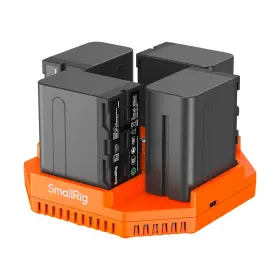 4834-sr Smallrig 3. Camera Battery Pack 4-pack 7800mah F970 With 4-slot Pd 100w Fast Charger