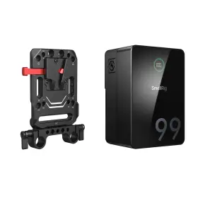 Vb99 Smallrig 5047 Pro Mini V-mount Battery With 15mm Dual Rod Clamp Plate #5047