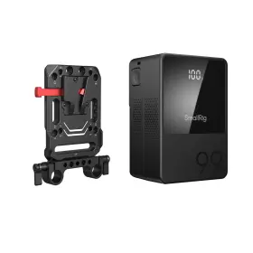 Vb99 Smallrig 5049 Mini V-mount Battery With 15mm Dual Rod Clamp Plate #5049