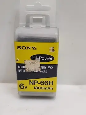 Sony 027242422742 Hi Power Np 66h 1800 Mah 6 Volt Still Sealed K7