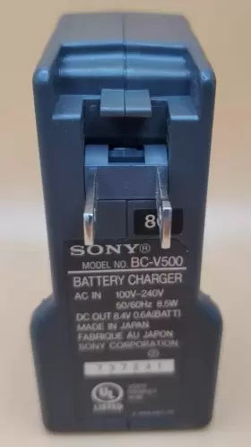Dcr-vx2100 Sony 027242466203 Dual Battery Charger For Mvc-fd100/200 Hdr-fx1 Bc-v500