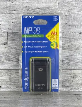 Np-98 Sony 027242486805 Vintage Rechargeable Battery Pack 6v 3000 Mah Handycam New In Package